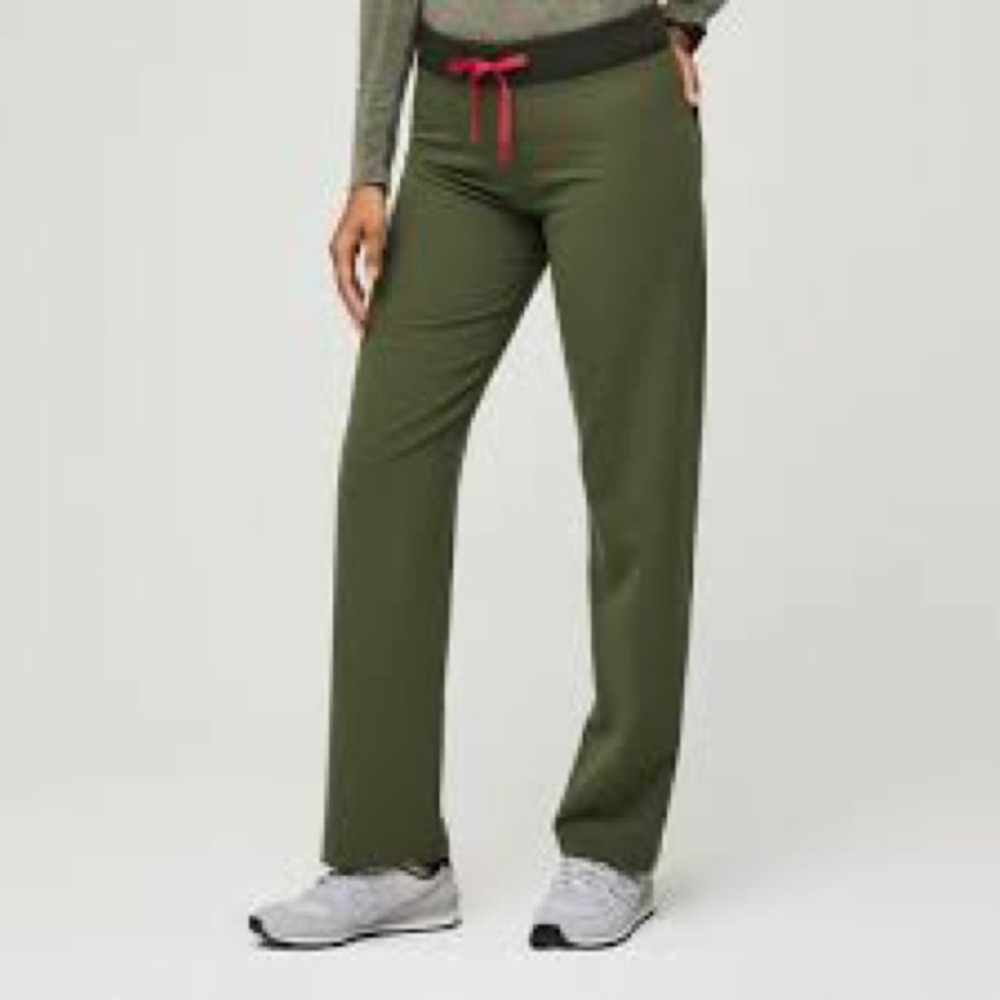 Figs - Women's Dark Olive Livingston™ - Basic Scrub Pants - S / Dark Olive